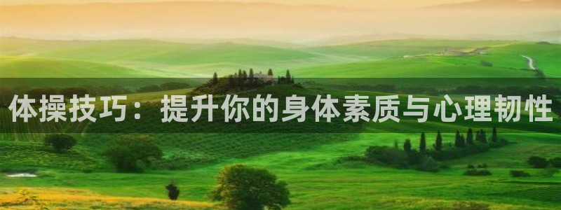 J9官网下载平台:体操技巧:提升你的身体素质与心理韧性